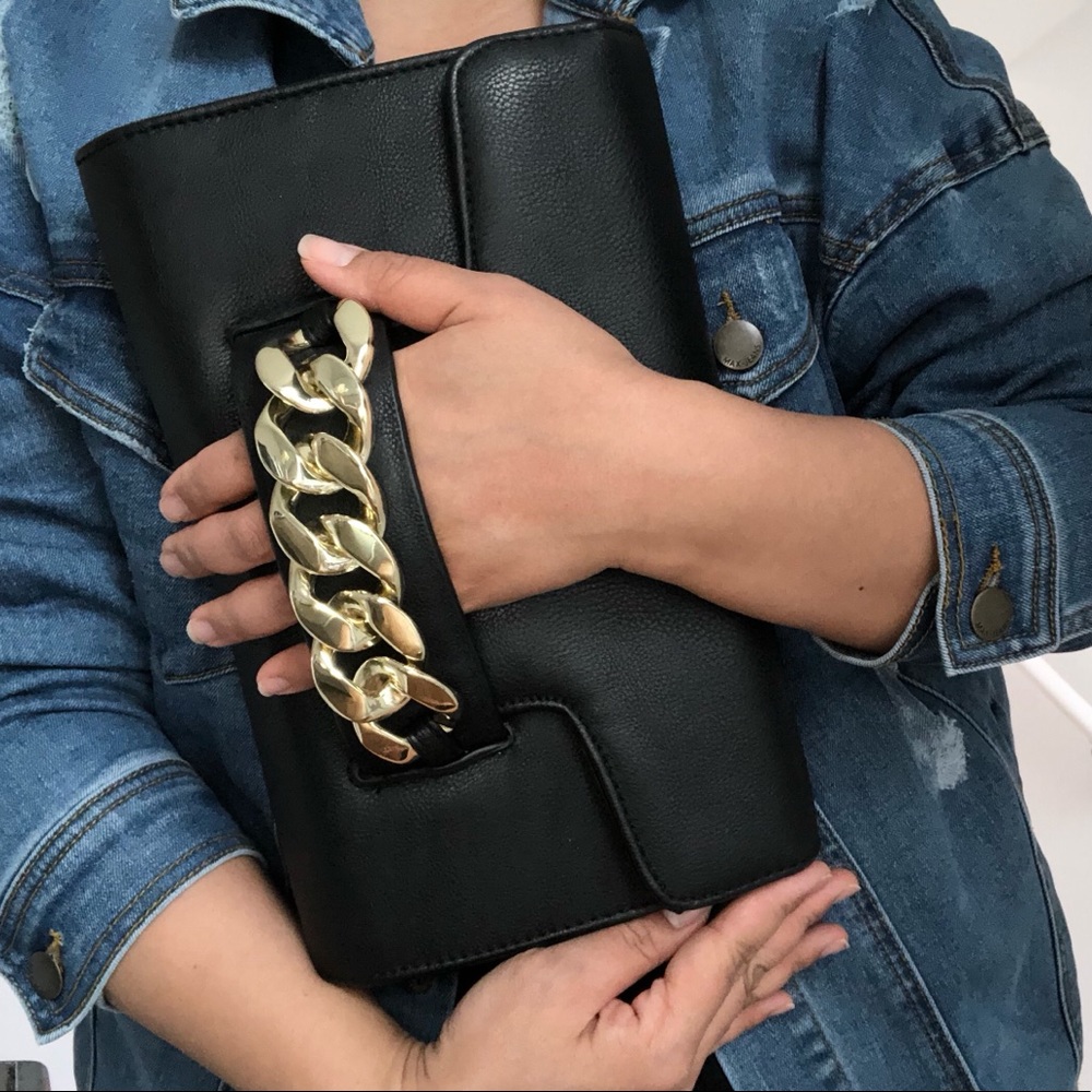 COPY - 🔥Statement clutch with long strap. FINAL SALE